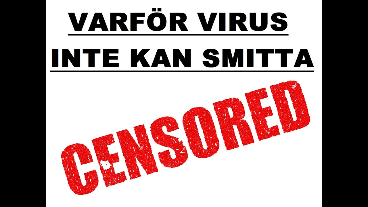 Varför virus inte kan smitta