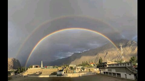 Skardu looks stunningly beautiful after every rainfall 🌈