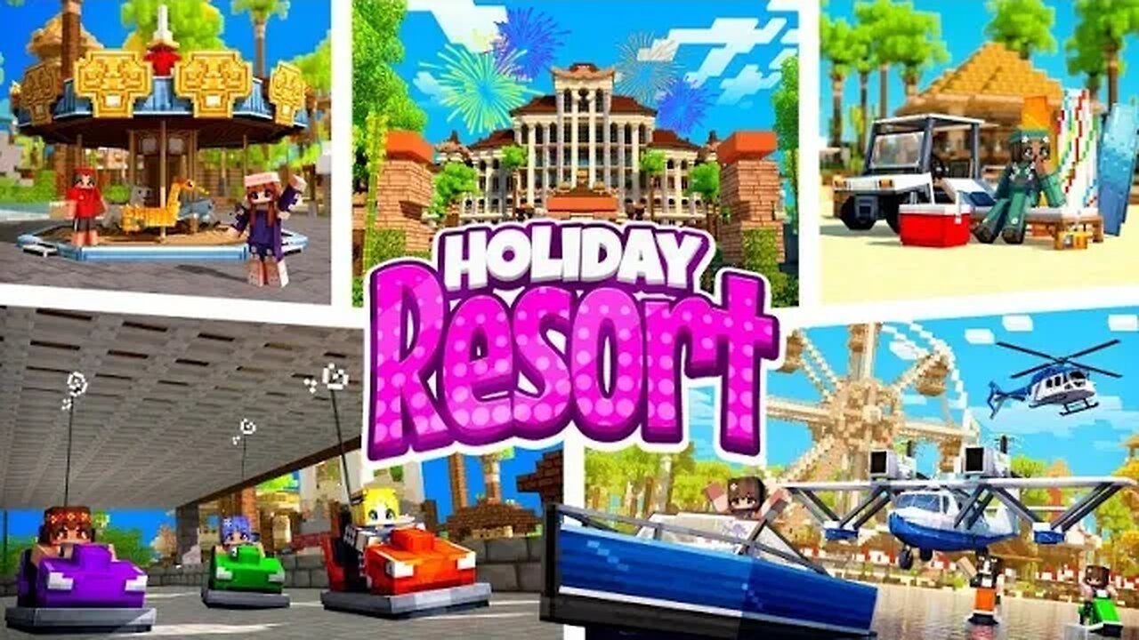 MINECRAFT RESORT DE FÉRIAS - ENFIM FÉRIAS - TOTOY GAMES @NEWxXxGames #minecraft #marketplace