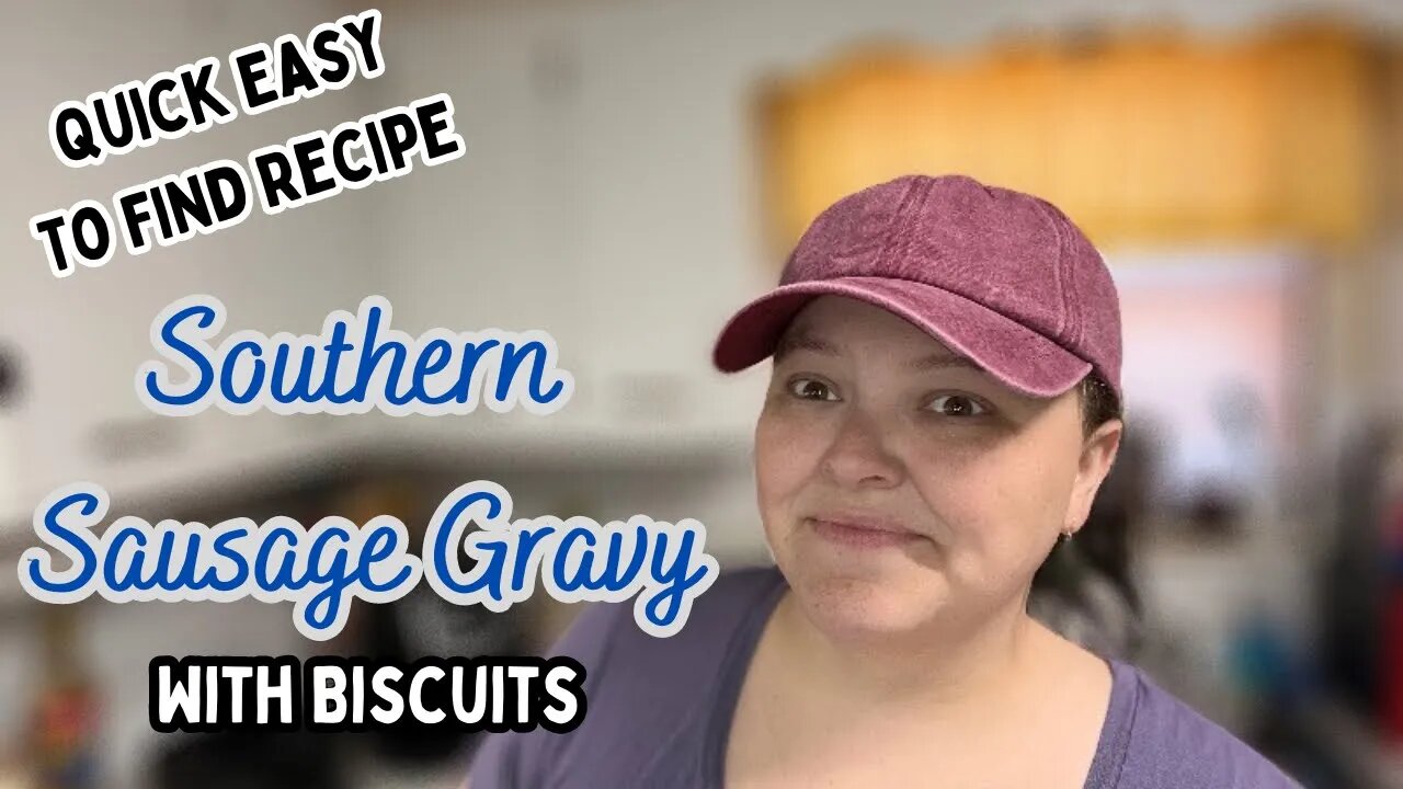 Southern Sausage Gravy For Beginners || Quick Easy To Find Recipe | USA Gravy & Biscuits