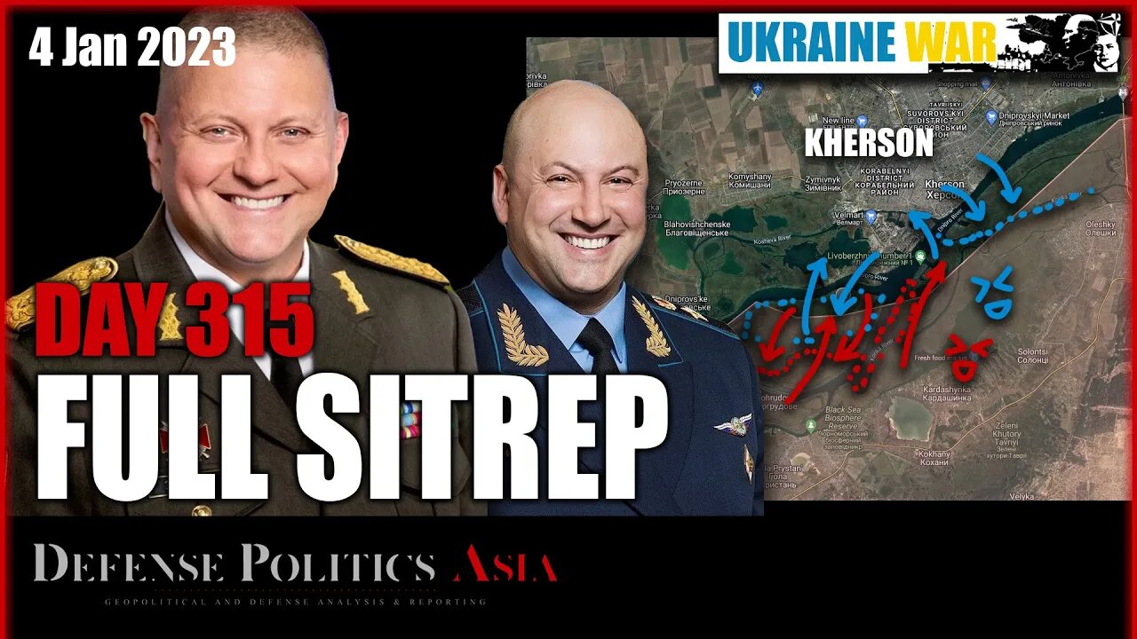 [ Ukraine SITREP ] Day 315 (4/1): Ukraine pushing towards Kreminna, Klishchiivka attacked on 3 sides