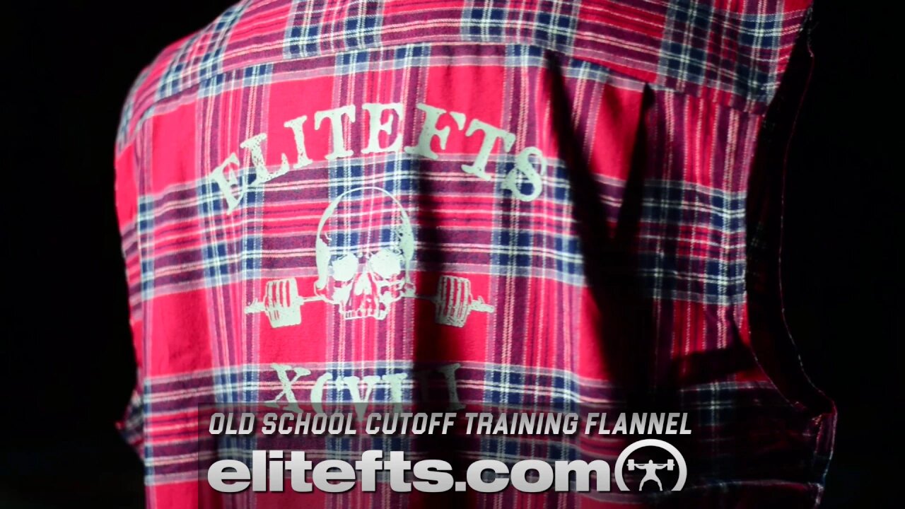 OLD SCHOOL CUTOFF TRAINING FLANNEL - Red