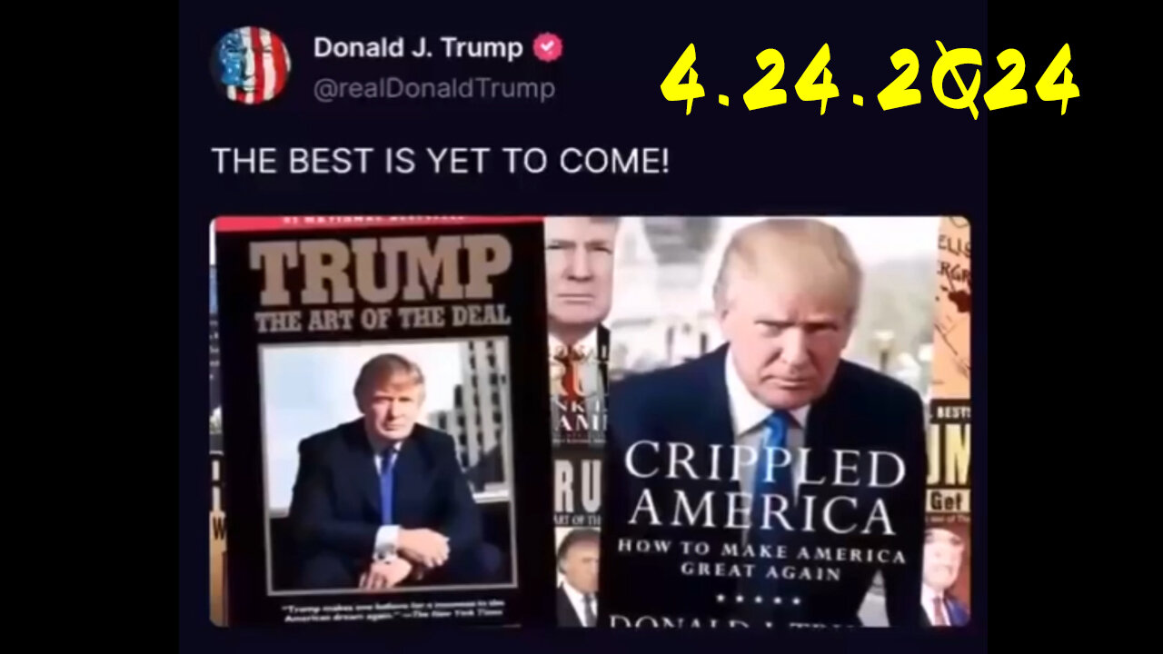 The Best is Yet to Come 4.24.2Q24 - The World is Watching