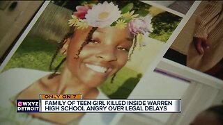 Family of teen girl killed inside Warren high school angry over legal delays