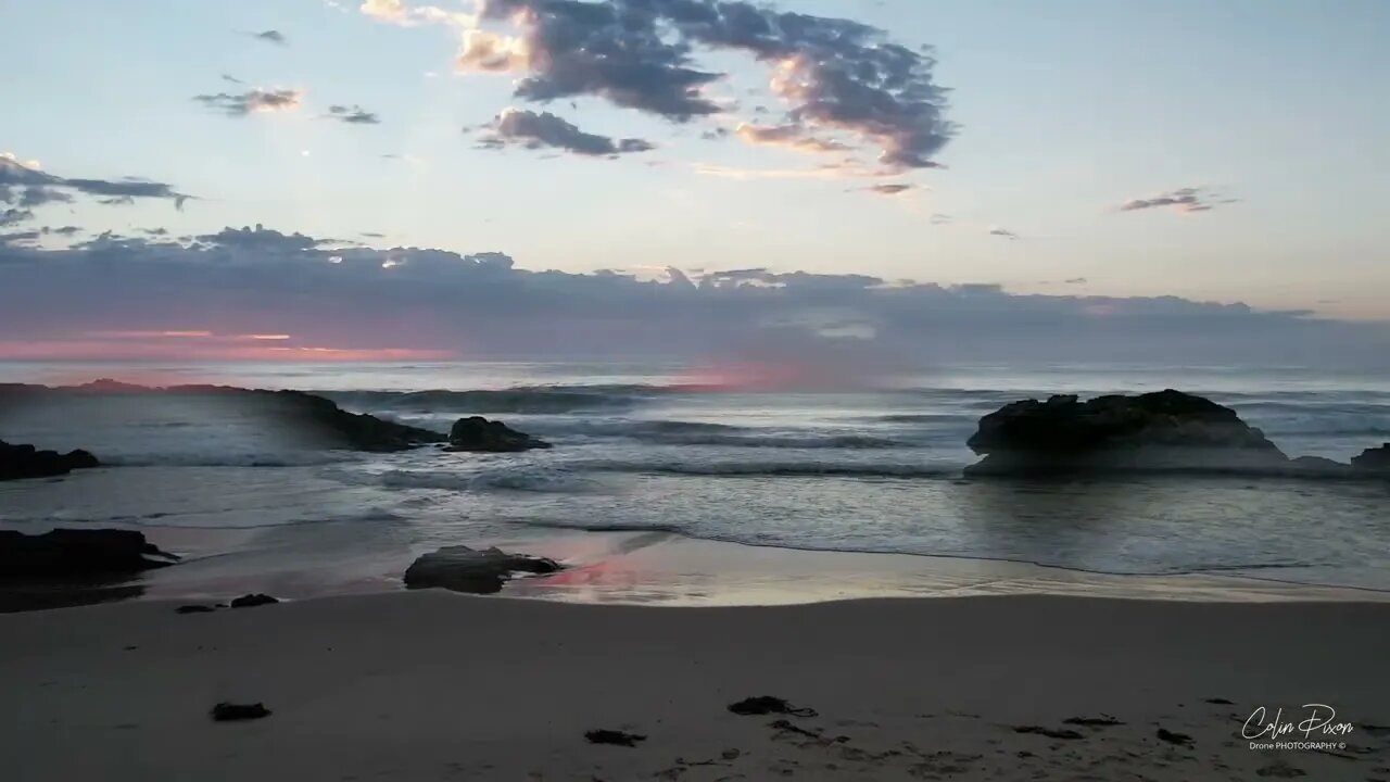 Quarry Beach Sunrise 10 February 2022 Mallacoota by Drone