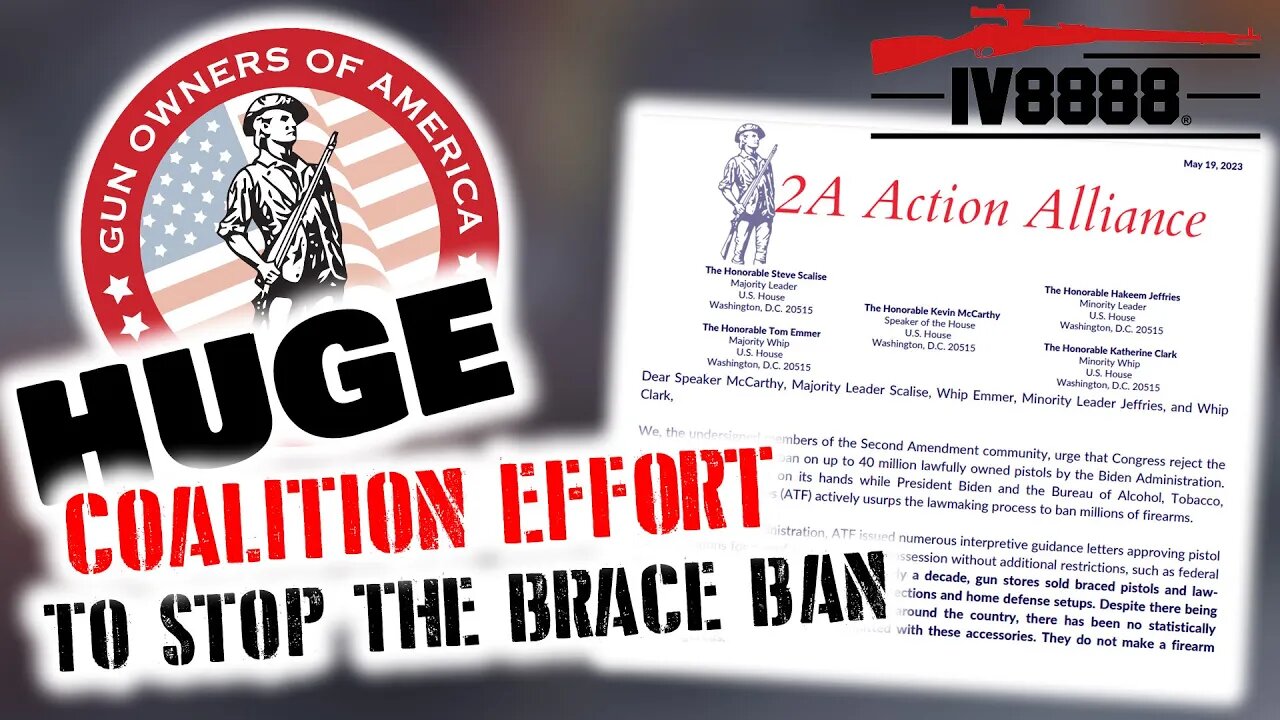 HUGE Coalition Effort to Stop The Brace Ban!