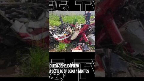 Queda de helicóptero na Zona Oeste