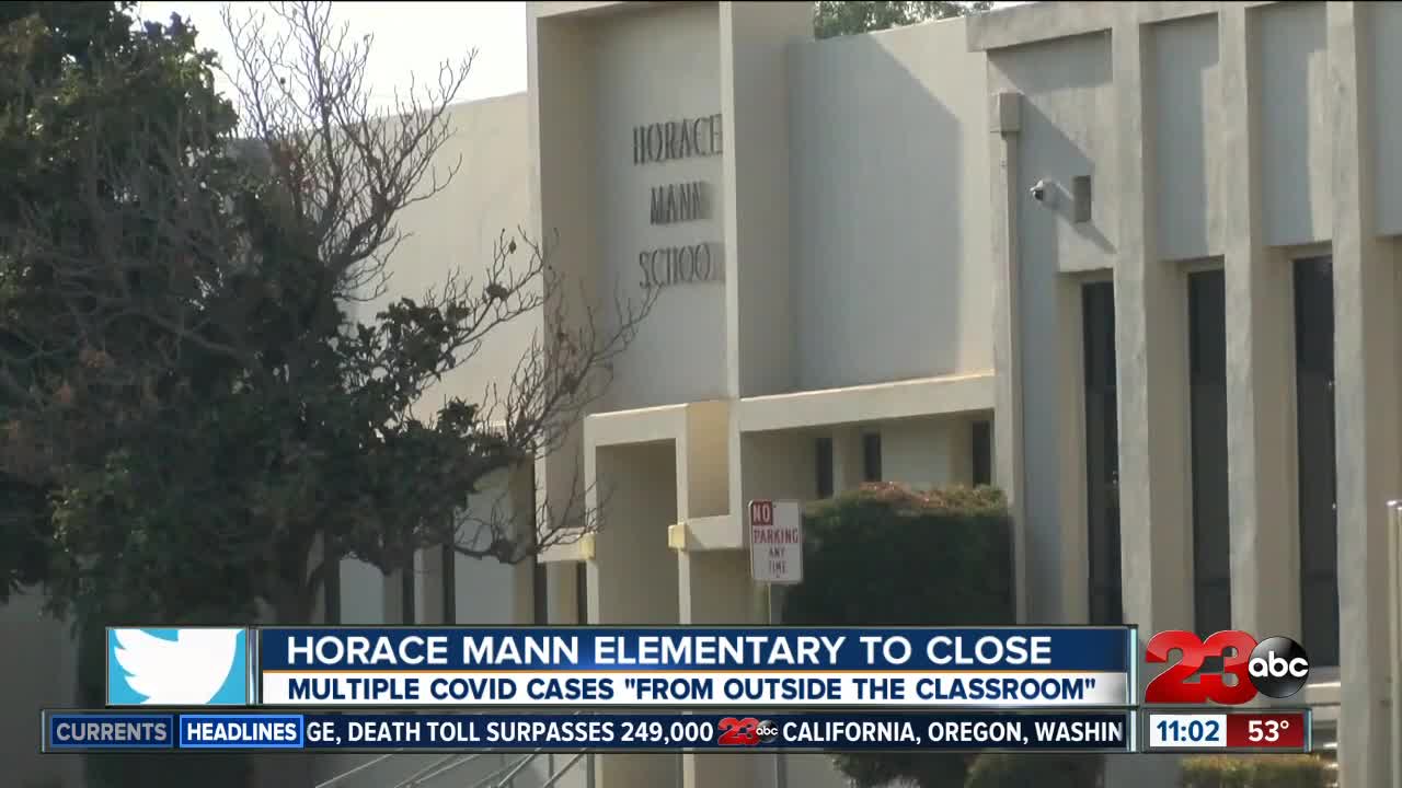 Horace Mann Elementary closes due to multiple COVID-19 cases