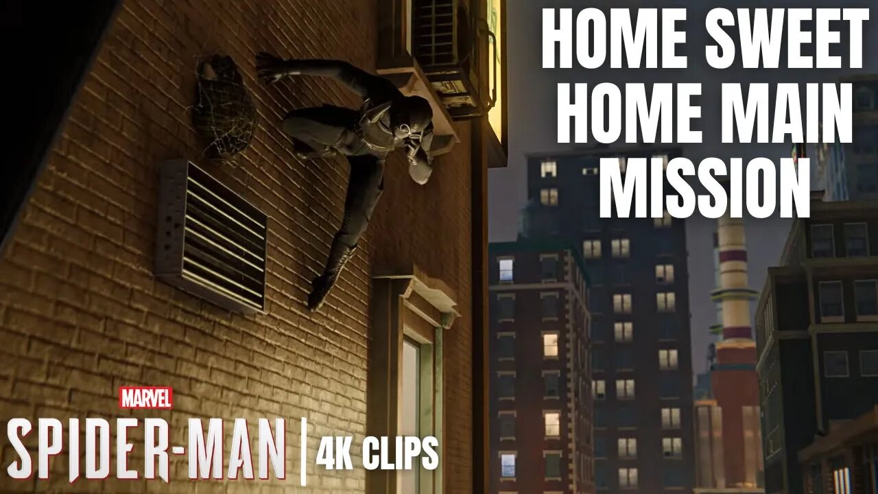 Home Sweet Home Main Mission | Marvel's Spider-Man 4K Clips