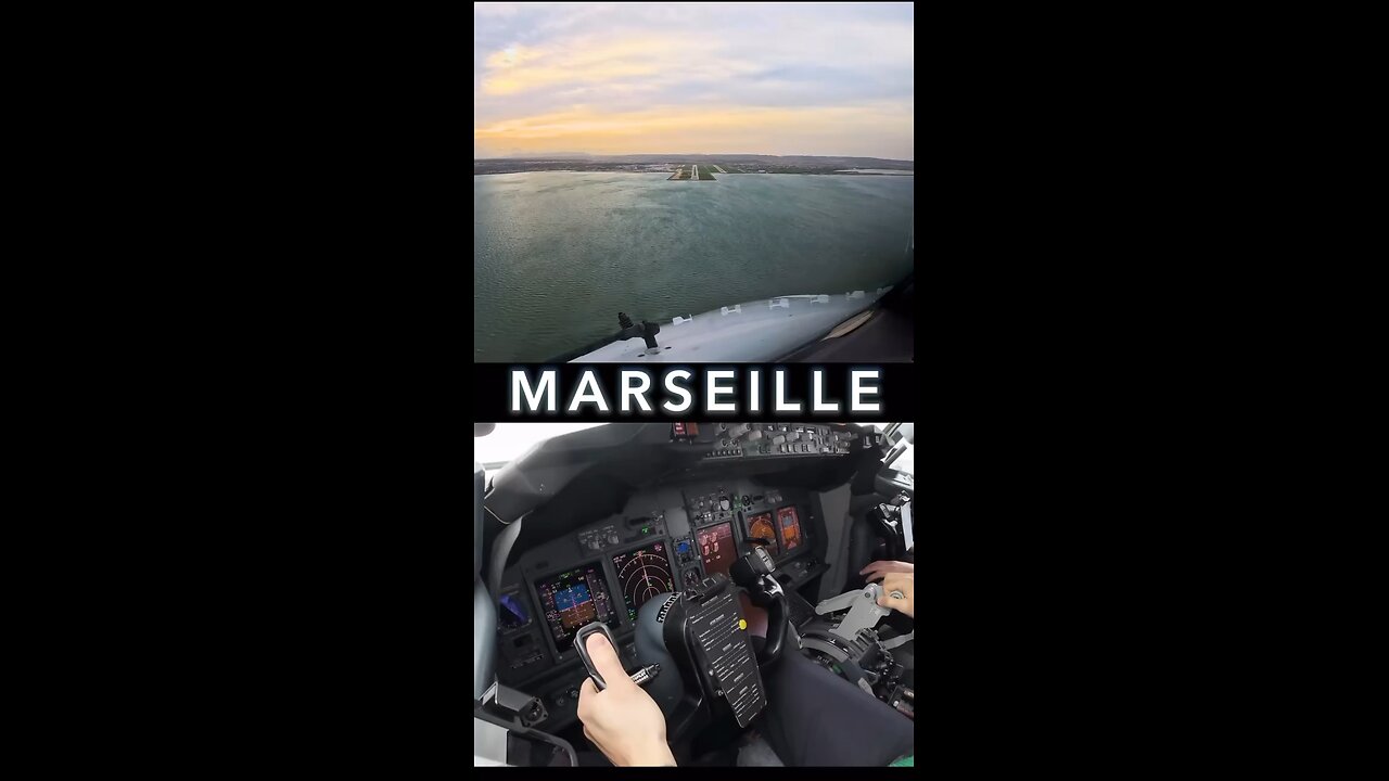 Marseille 🇫🇷 landing 🛬 and touchdown