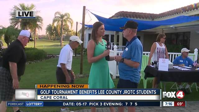 Golf tournament benefits JROTC student scholarship fund - 7am live report