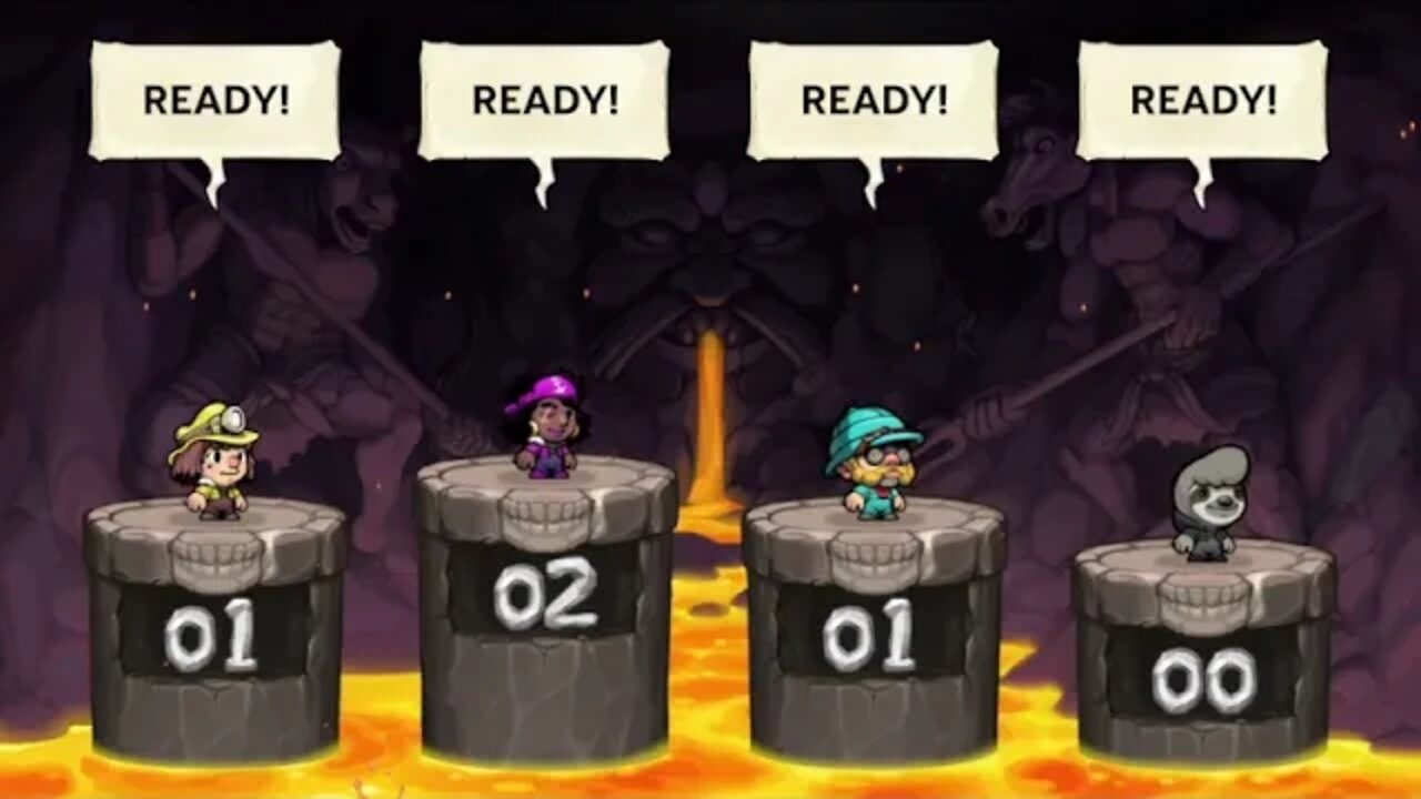 Session 2: Spelunky 2 (4 man FFA vs AI)