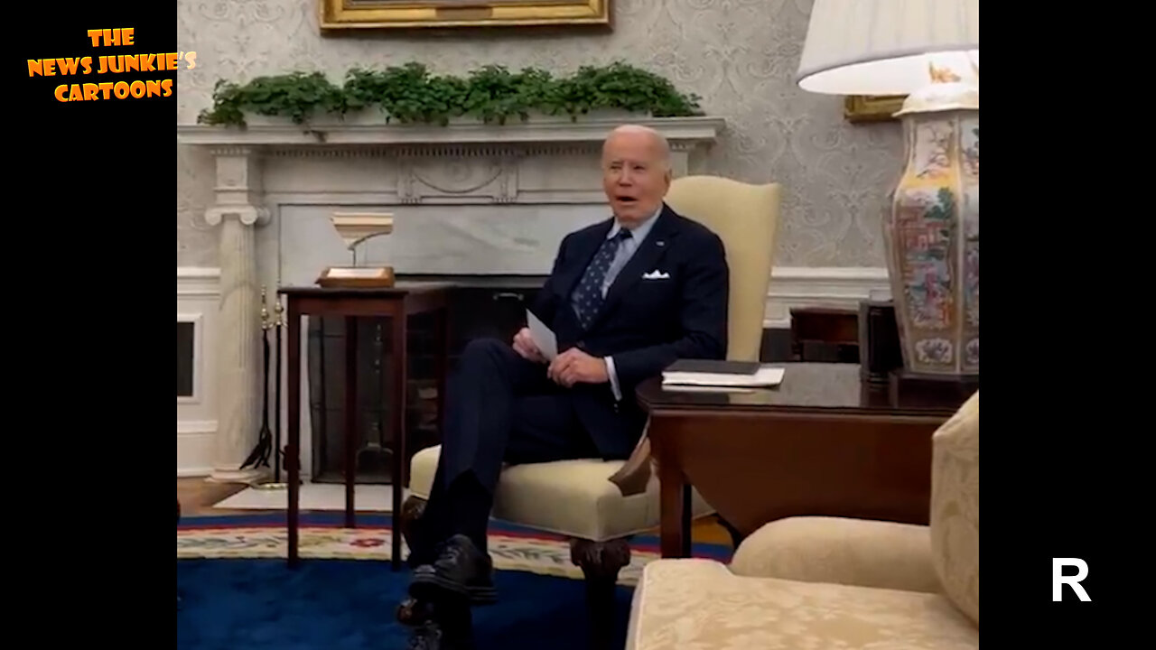 68 days to go. Reporter: "Mr. President, do you think you can get a ceasefire deal done by the end of your term?" Creepy Joe: "Do you think that you can get hit in the head by the camera behind you?" What?!