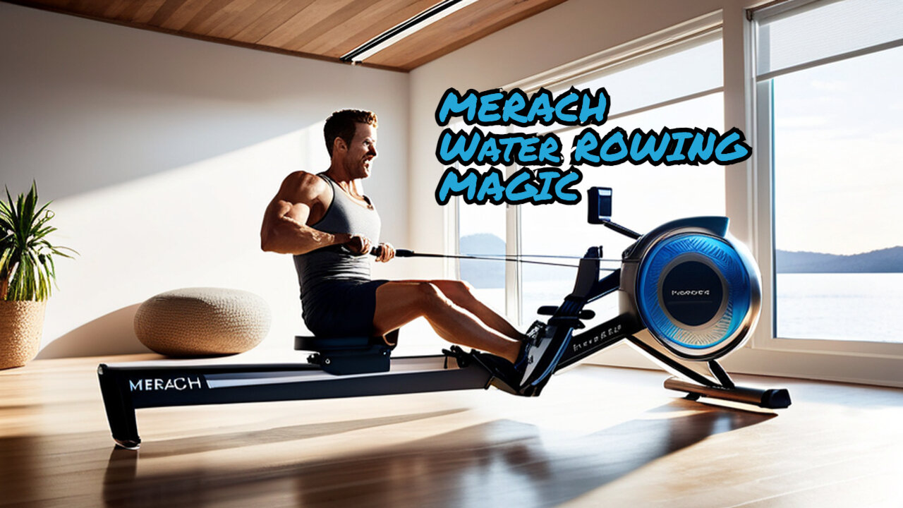 MERACH Water Rowing Machine for Home Use