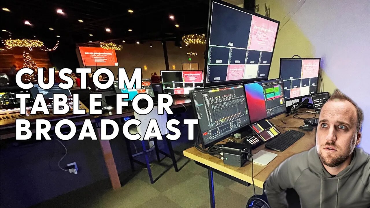 Worship Techbooth Makeover | Broadcast Audio Table, Virtual Sound Check, Choir Mics