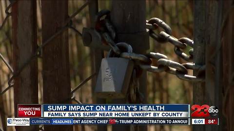 Sump impact on family's health