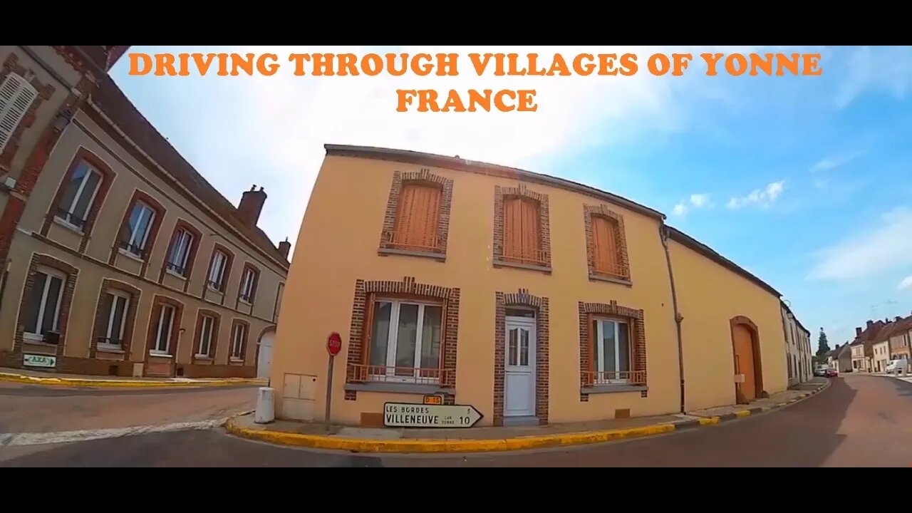 LAST VIDEO FOLLOW ON RUMBLE AND ODYSEE HD TOUR DRIVING THROUGH VILLAGES OF YONNE /FRANCE