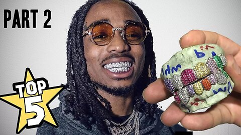 TOP 5 | RAPPER GRILLS PART 2 ( Tekashi 69, Kodak Black, Post Malone )