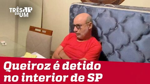 Fabrício Queiroz é preso e levado para o Rio de Janeiro