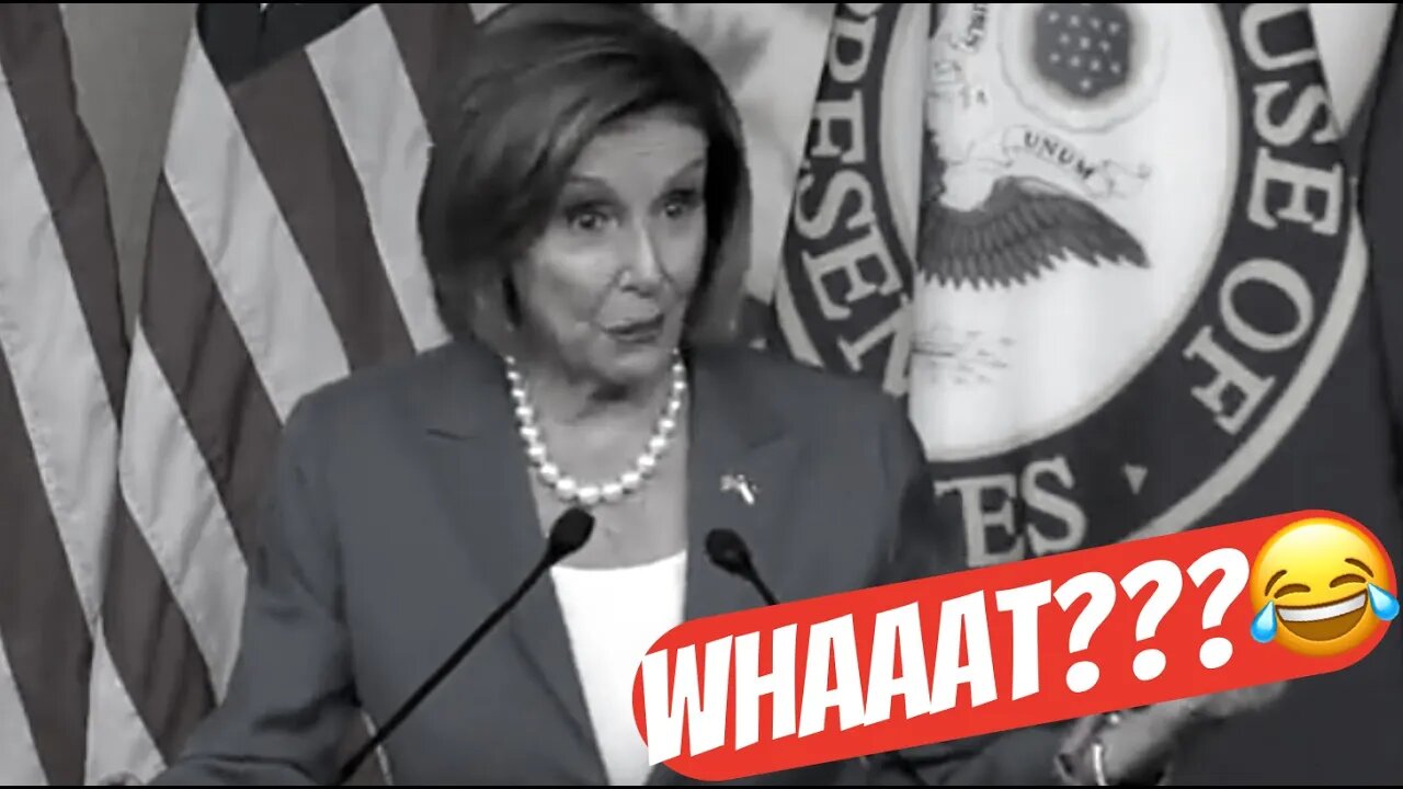 SUCH A LIAR 🤥 SHE HEARS VOICES NOW?? C'MON PELOSI 😂😂