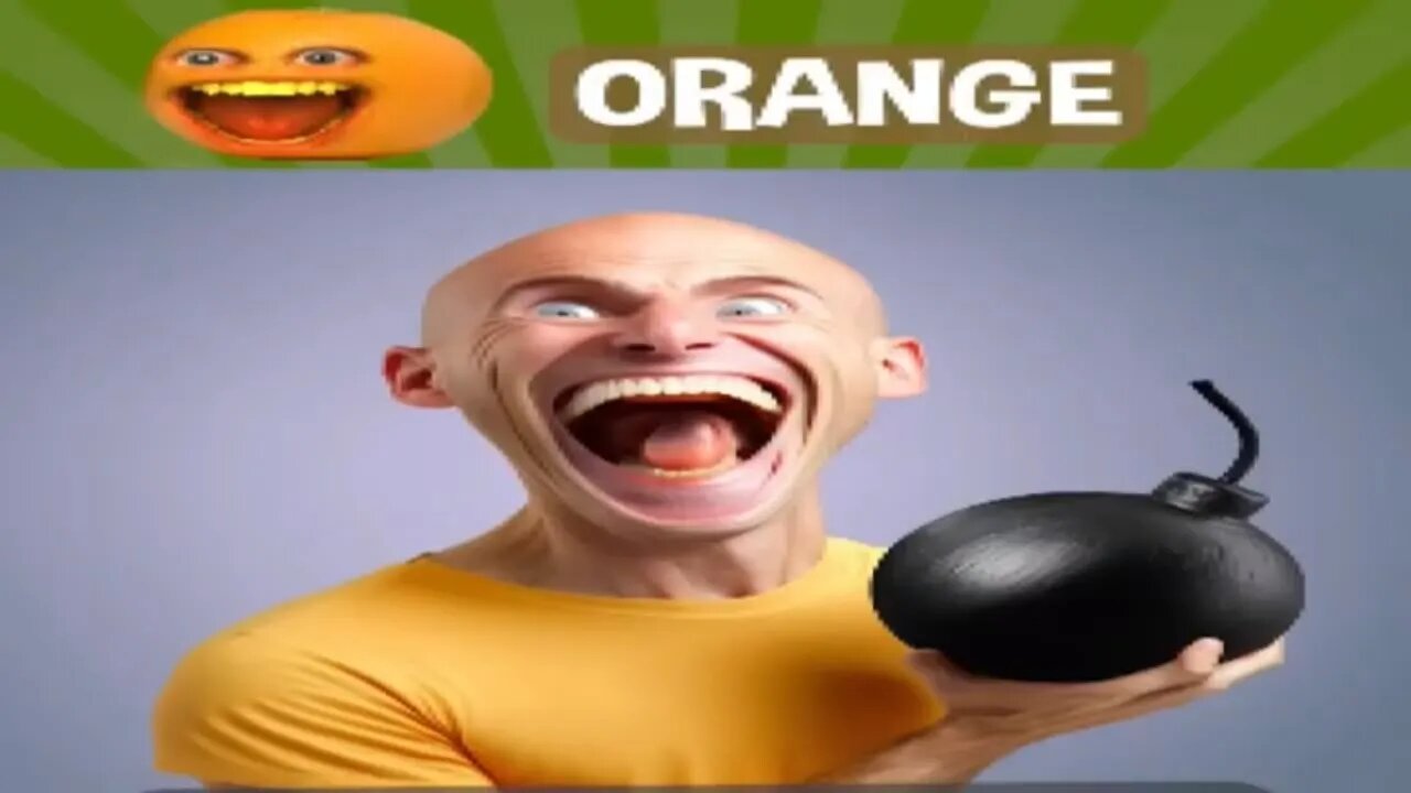 How the characters from annoying orange will look like if human according to A. I. - Lets smile too!