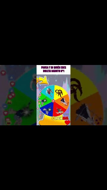 PAUSE E DIGA QUEM É VOCÊ ROLETA NARUTO Nº1 #shorts