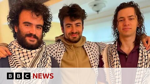 Three Student falasteen BBC news