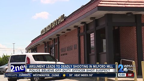 Argument leads to deadly shooting in Milford Mill