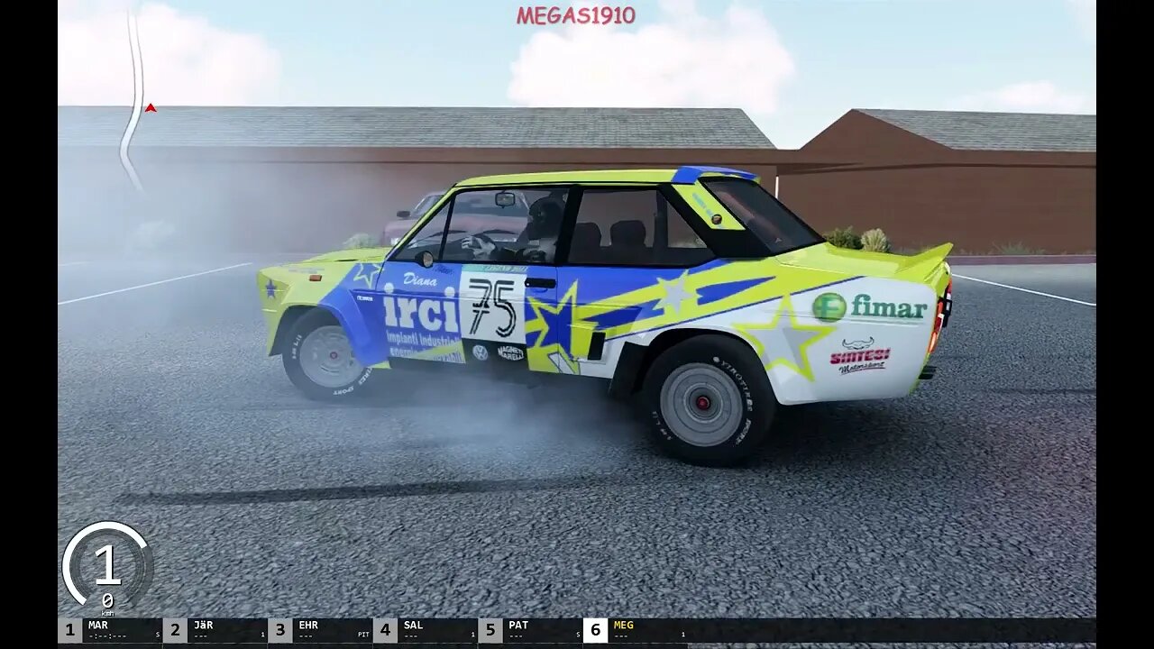 acs Fiat 131 Abarth #shorts (ASSETO CORSA)