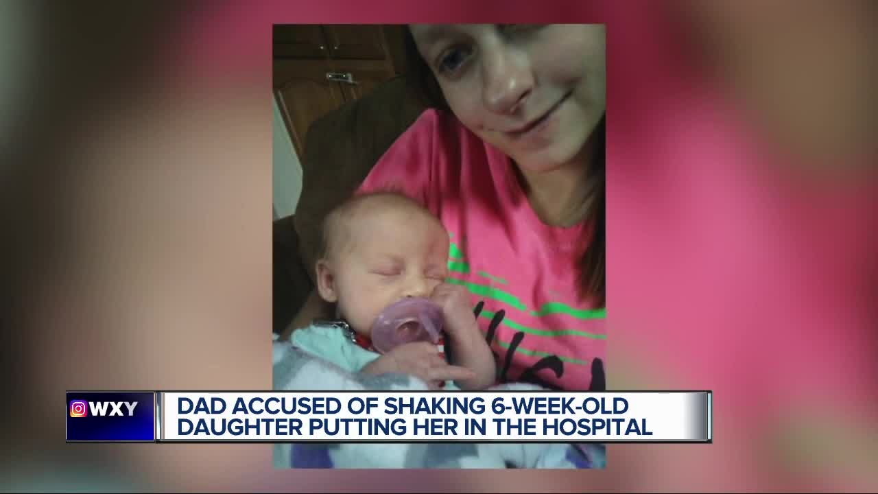 Father charged with child abuse after allegedly shaking 2-month-old daughter