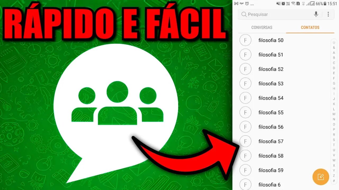 SALVE TODOS OS CONTATOS DO GRUPO DO WHATSAPP EM 3 MINUTOS