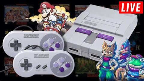 LIVE: SUPER NINTENDO Jogando jogos Aleatórios