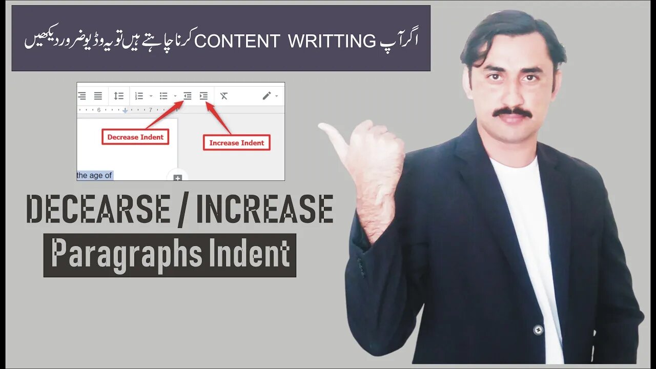 Paragraph increase and decrease indent | Line & Paragraph Spacing | MS Word