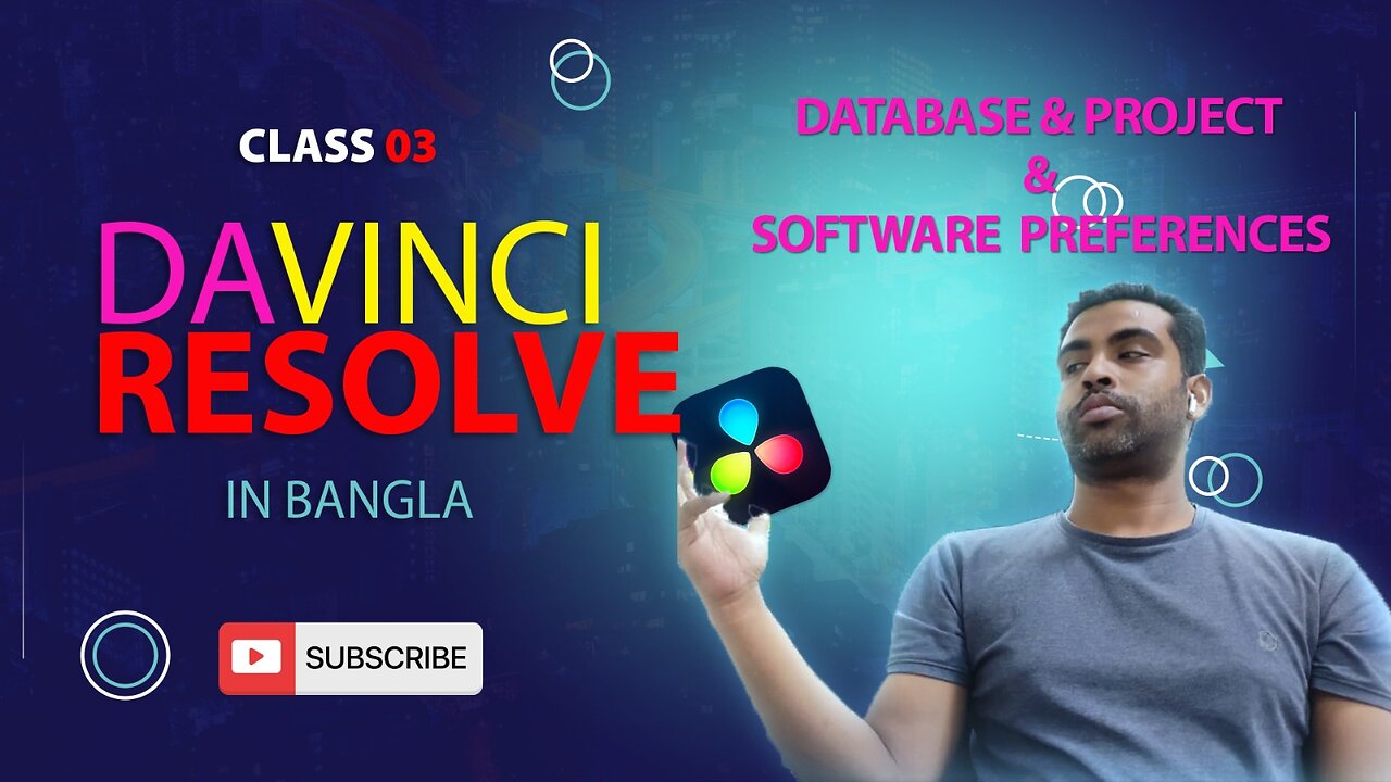 DaVinci Resolve Bangla Tutorial 03 - PROJECT SETTING AND SOFTWARE