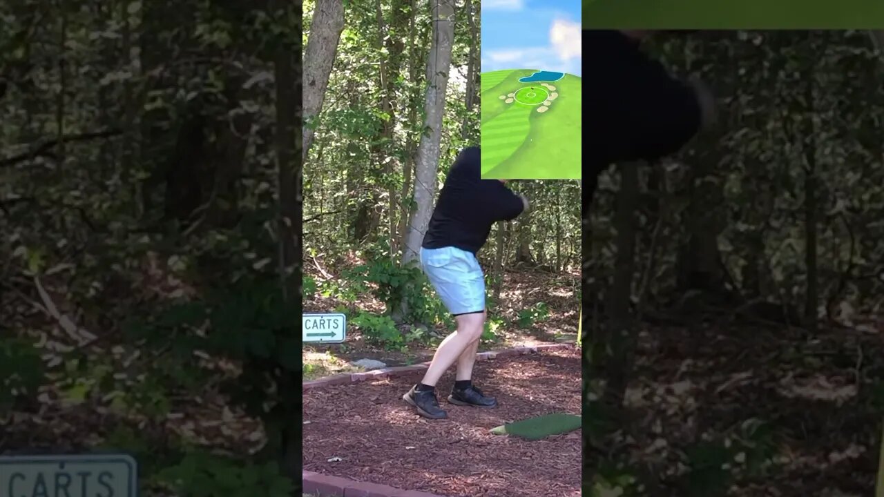 Quogue Field Club - Hole 6 #Shorts #Golf #GarminR10 #R10 #Golfing #Golfer #SimGolf #YoutubeShorts