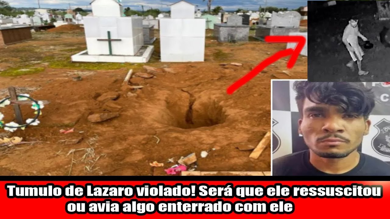 Túmulo de Lazaro violado! Será que ele ressuscitou ou avia algo enterrado com ele