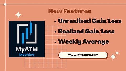 Unrealized P&L | Realized P&L | Weekly Moving Average Indicator | Weekly Average | Web Application