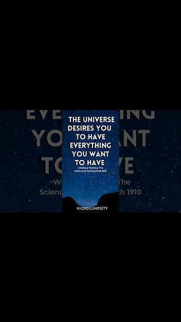 THE UNIVERSE HAS YOUR BACK!
