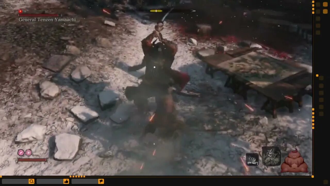 Sekiro: Shadows Die Twice Can General Tenzen Yamauchi by the skin of my teeth