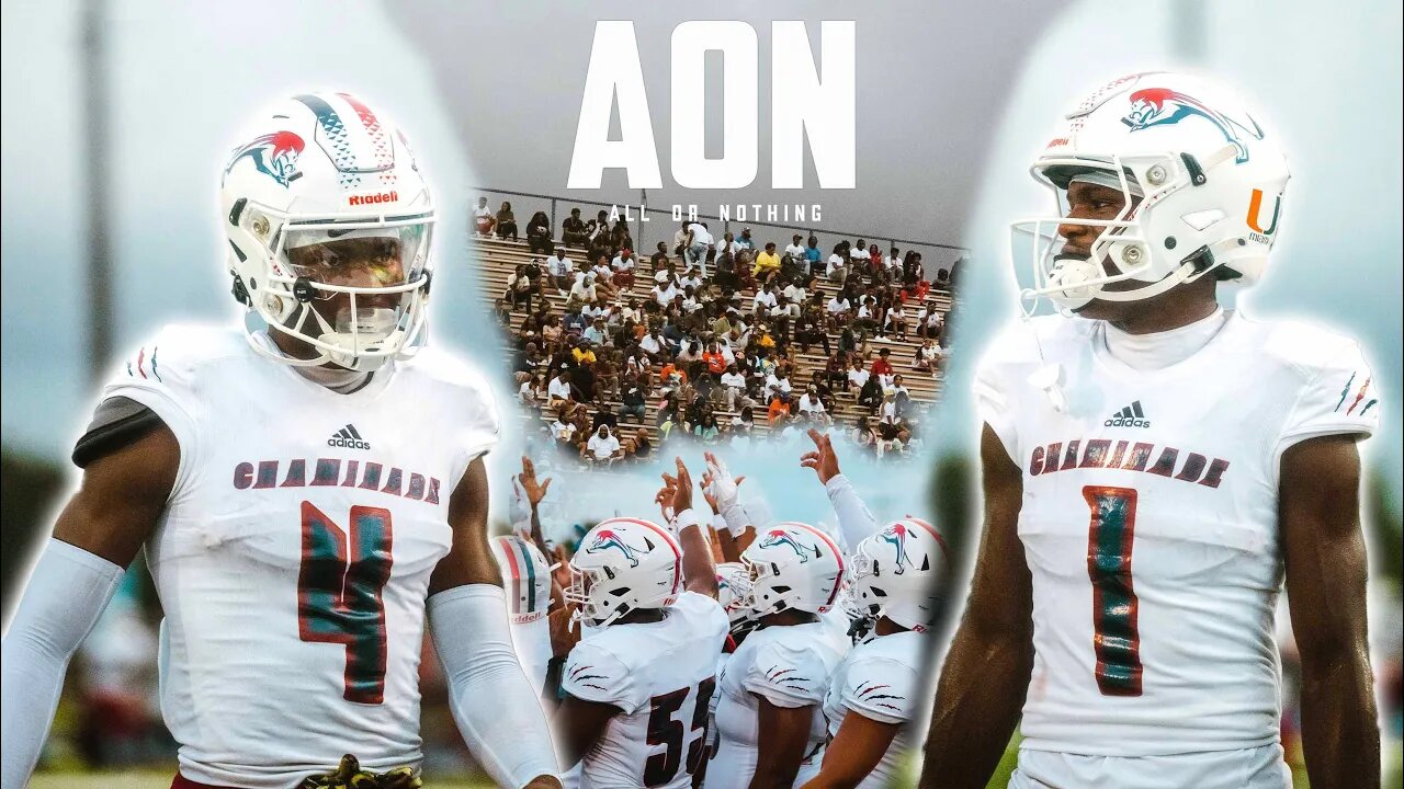 HIGH SCHOOL FOOTBALL IS BACK!! || Chaminade Maddona vs Miami northwestern bulls || AON