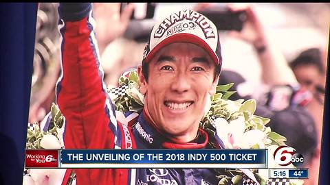 Ticket for the 102nd Indianapolis 500 unveiled