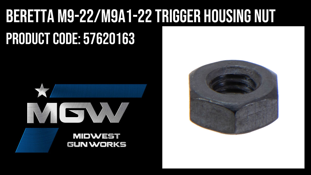Beretta M9-22/M9A1-22 Trigger Housing Nut - 57620163