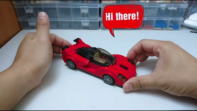 How to built FerrariLaFerrari FXX in Lego