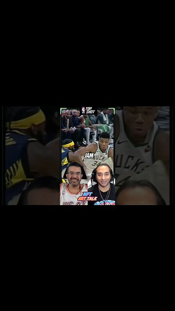 🏀 Giannis Antetokounmpo Nasty Slam Dunk Milwaukee Bucks #nba #basketball #nftarttalk