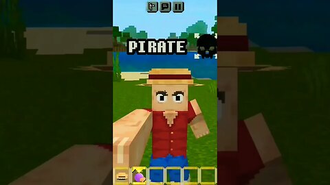 One Piece no universo do minecraft!!😱🏴‍☠️ #viral #shorts #netflix