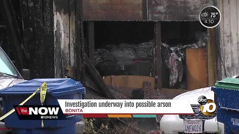 Investgtion underway into possible arson in Bonita fire