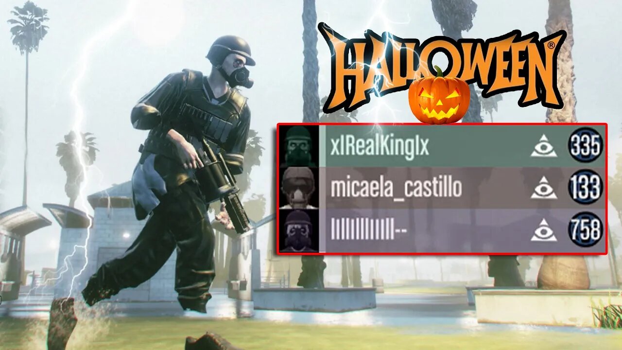 GTA 5 - TENTANDO ENFRENTAR OS PLAYERS NA SESSÃO COM ESSE CLIMA DOIDO DE HALLOWEEN!