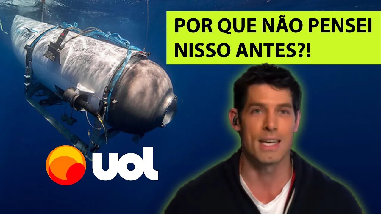 MANCHETE DO UOL QUESTIONA: "POR QUE TRIPULANTES DO SUBMERGÍVEL NÃO NADARAM PARA SOBREVIVER?"