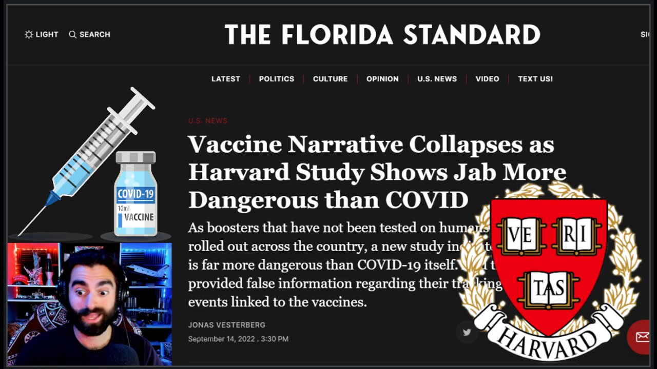 Trust THIS Science! Harvard And Johns Hopkins Study Confirms Jab MORE DANGEROUS Than COVID!