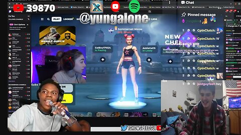 Yung Alone Reacts To IShowSpeed Pranking SommerSet